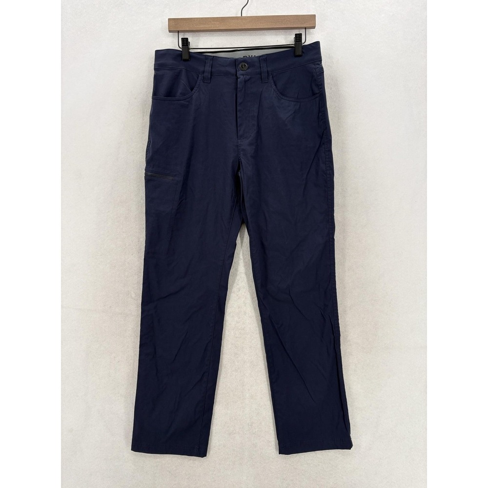 Orvis Trek Pants Mens 32x30 Blue Stretch Nylon Water Repellent Hiking Trail